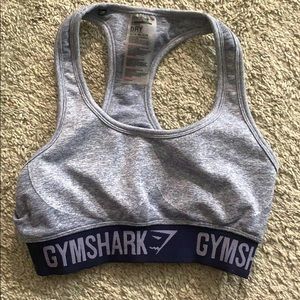 Gymshark sports bra, medium, blue